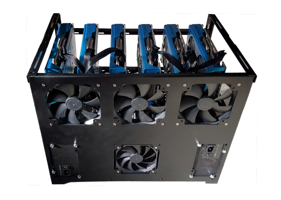 Ethereum GPU Mining Rig for Mining - ITCA Poseidon 6xGPU