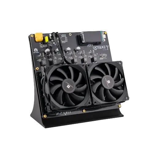 Powerful ASIC miner NerdMiner NerdOCTAxe Rev 3.1 12 THs for Bitcoin