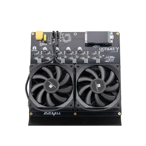 ASIC miner NerdMiner NerdOCTAxe Rev 3.1 12 THs for mining Bitcoin