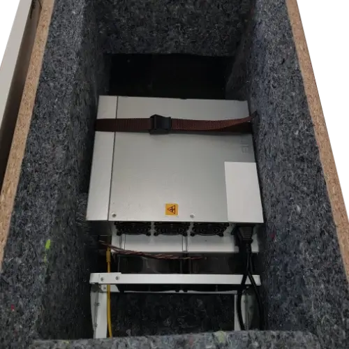 Noise control enclosure for an ASIC miner with additional air intake and exhaust ducts