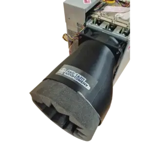3D printed exhaust duct with soundproofing foam for reducing noise from Antminer S19 S21 L7 and KS3 miners