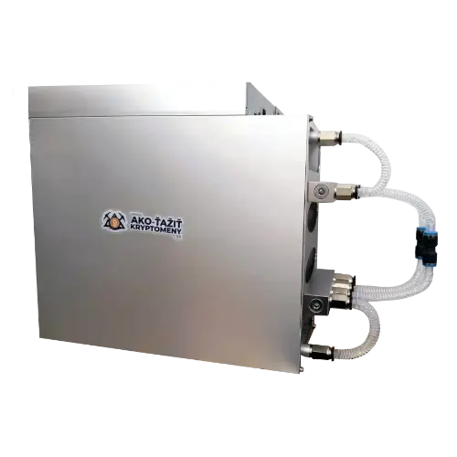 Liquid cooling equipment and water-cooling components for an ASIC mining rig