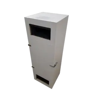 Soundproof box designed to reduce noise from ASIC cryptocurrency miners