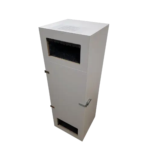 Soundproof box designed to reduce noise from ASIC cryptocurrency miners